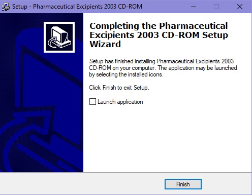 Cài đặt phần mềm tá dược Pharmaceutical Excipients 2003 CD-ROM done