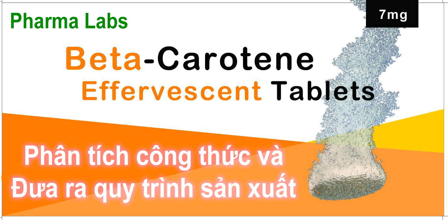 Beta-Carotene Effervescent Tablets Pharma Labs