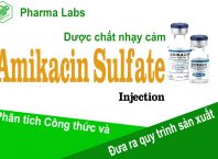 Phan tich cong thuc va QTSX thuoc tiem Amikacin sulfate