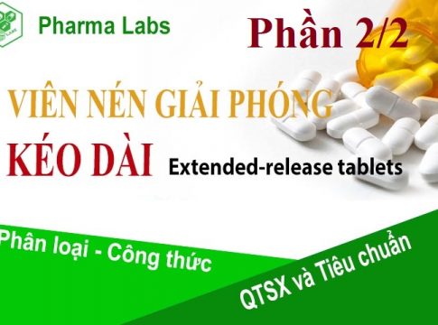 Công thức và QTSX của Viên nén giải phóng kéo dài 2.2