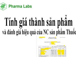 Tính giá thành sản phẩm và đánh giá hiệu quả của Sản phẩm Thuốc